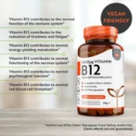 Nutravita B12 1000 mcg Vegan (365 Tablets) | Made in the UK - Image 2