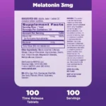 Natrol Melatonin 3 mg (100 Tablets) - Image 2