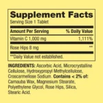 Spring Valley - Vitamin C 1000 mg with Rose Hips, 100 Tablets - Image 2