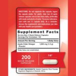 Nature’s Truth Apple Cider Vinegar 1200mg (180 Capsules) - Image 3