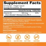 Doctor's Best, Vitamin K2 MK-7 with MenaQ7, 100 mcg, (60 Capsule) - Image 2