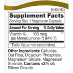 21st Century Vitamin K2 100 Mcg (110 Capsules) - Image 2