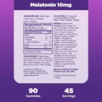 Natrol Melatonin Gummies, Sleep Support for Adults, 10 mg Melatonin Supplement for Sleeping, Strawberry-Flavored | 90 Gummies - Image 2