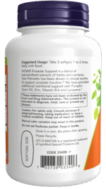 NOW Foods Prostate Support (90 Softgels) - Image 2