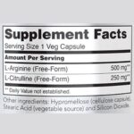 NOW Foods Arginine & Citrulline (120 Veg Capsules) - Image 3