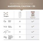Swisse Ultiboost Magnesium, Calcium + Vitamin D - Supports Healthy Muscle Function - 120 Tablets - Image 2