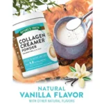 Nature's Truth Collagen Creamer Powder (249g) | Vanilla Flavor | Grass Fed Collagen Peptide Type - Image 3