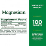 Nature's Bounty, Magnesium, 500 mg, 100 Tablets - Image 2