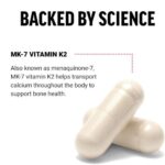 Force Factor, MK-7 Vitamin K2 100 mcg (60 Vegetable Capsules) - Image 3