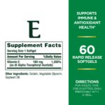Nature's Bounty, Vitamin E 180 mg (120 Capsules) - Image 3