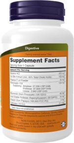 NOW Foods Super Enzymes (90 Capsules) - Image 2