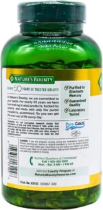 Nature’s Bounty, Fish Oil, 1,200 mg, (200 Softgels) - Image 3