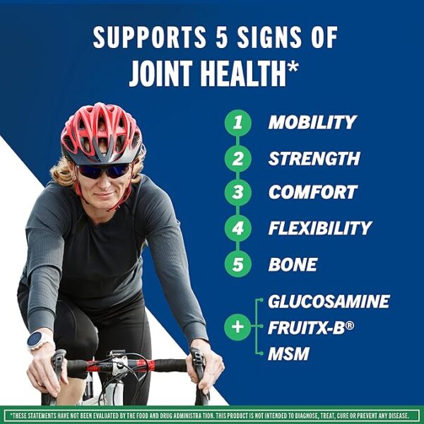 Move Free Advanced Plus MSM With Glucosamine Joint Supplements (120 Tablets) - Image 2