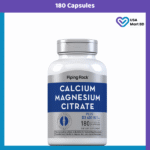 Piping Rock Calcium & Magnesium Citrate Plus D3 (180 Capsules)