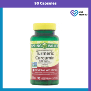 Spring Valley Turmeric Curcumin 500mg (90 Capsules)