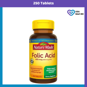Nature Made Folic Acid 400 mcg (250 Tablets)