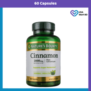 Nature's Bounty, Cinnamon Plus Chromium, 2,000 mg, (60 Capsules)