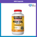 Kirkland Signature, Fish Oil 1,000mg, Omega-3 (400 Capsules)