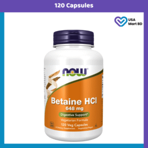 NOW Foods Betaine HCl 648 mg (120 Capsules)