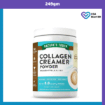 Nature's Truth Collagen Creamer Powder (249g) | Vanilla Flavor | Grass Fed Collagen Peptide Type