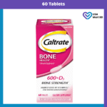 Caltrate 600 Plus D3 Calcium and Vitamin D Supplement (60 Tablets)