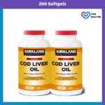 Kirkland Signature Cod Liver Oil + Omega 3 - 1150mg (200 Softgels)