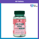 Holland & Barrett Calcium + Vitamin D 600mg (60 Tablets)