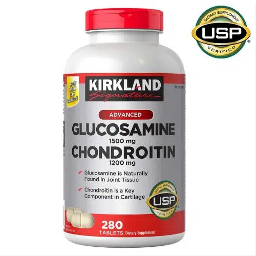 Kirkland-Glucosamine-and-Chondroitin-Tablets-Price-in-Bangladesh.jpg Kirkland, Glucosamine 1500 mg Chondroitin 1200 mg (280 Tablets) - Image 1
