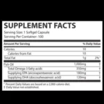 Muscle Rulz Omega-3 Fish Oil, 1000 mg, (100 Softgels) - Image 3