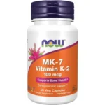 NOW Foods MK-7 Vitamin K-2 100 mcg (60 Capsules)