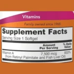 NOW Foods Vitamin A 25000 mcg (100 Softgels) - Image 2
