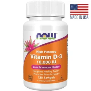 NOW Foods, Vitamin D-3 High Potency 10,000 IU, 120 Softgels