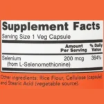 NOW Foods, Selenium 200 mcg (90 Capsules) - Image 2