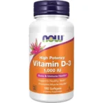 NOW Vitamin D3 (25 mcg) 1000 IU -180 Softgels
