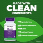 Natrol Biotin 1000 mcg (100 Tablets) - Image 3