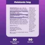 Natrol Melatonin 1mg (90 Tablets) - Image 2