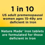 Nature Made Iron 65 mg (325 mg Ferrous Sulfate) 365 Tablets - Image 3