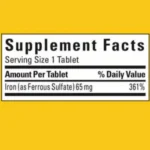 Nature Made Iron 65 mg (325 mg Ferrous Sulfate) 365 Tablets - Image 2