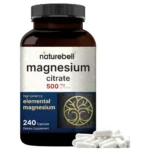 Naturebell Magnesium Citrate 500mg (240 Capsules)
