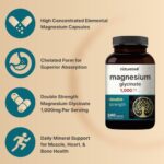 Naturebell Magnesium Glycinate 1000mg (240 Capsules) - Image 3