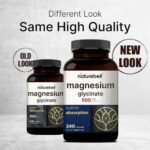Naturebell Magnesium Glycinate 500mg (240 Capsules) - Image 3
