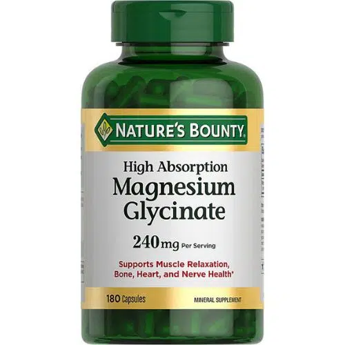 Natures-Bounty-Magnesium-Glycinate-Price-in-Bangladesh.jpg Nature's Bounty Magnesium Glycinate 240mg- (180 Capsules) - Image 1