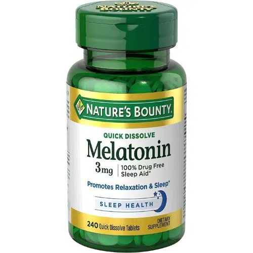 Natures-Bounty-Melatonin-3-mg-in-Bangladesh-bd.jpg Nature's Bounty Melatonin 3 mg (240 Tablets) - Image 1
