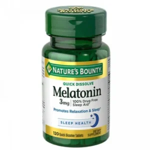 Nature’s Bounty Melatonin 3 mg (120 Tablets)