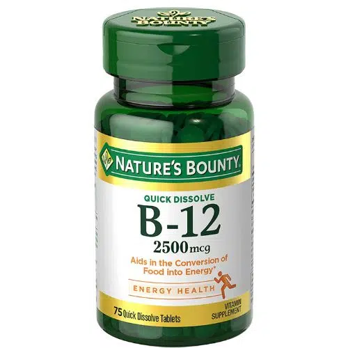 Natures-Bounty-Vitamin-B12-2500mcg-Tablets-in-Bangladesh-.jpg Nature’s Bounty Vitamin B12, 2500 mcg (75 Tablets) - Image 1