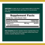 Nature's Bounty Vitamin B12 500 mcg (100 Tablet) - Image 3