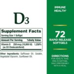 Nature's Bounty Vitamin D3 (125mcg) 5000 IU -150 Softgels - Image 3