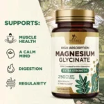 Nature's Nutrition Magnesium Glycinate 250mg (120 Tablets) - Image 3