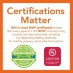 NOW Foods Folic Acid 800 mcg 250 Tablets - Image 5