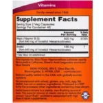 NOW Foods, Niacin 250 mg (90 Capsules) - Image 2